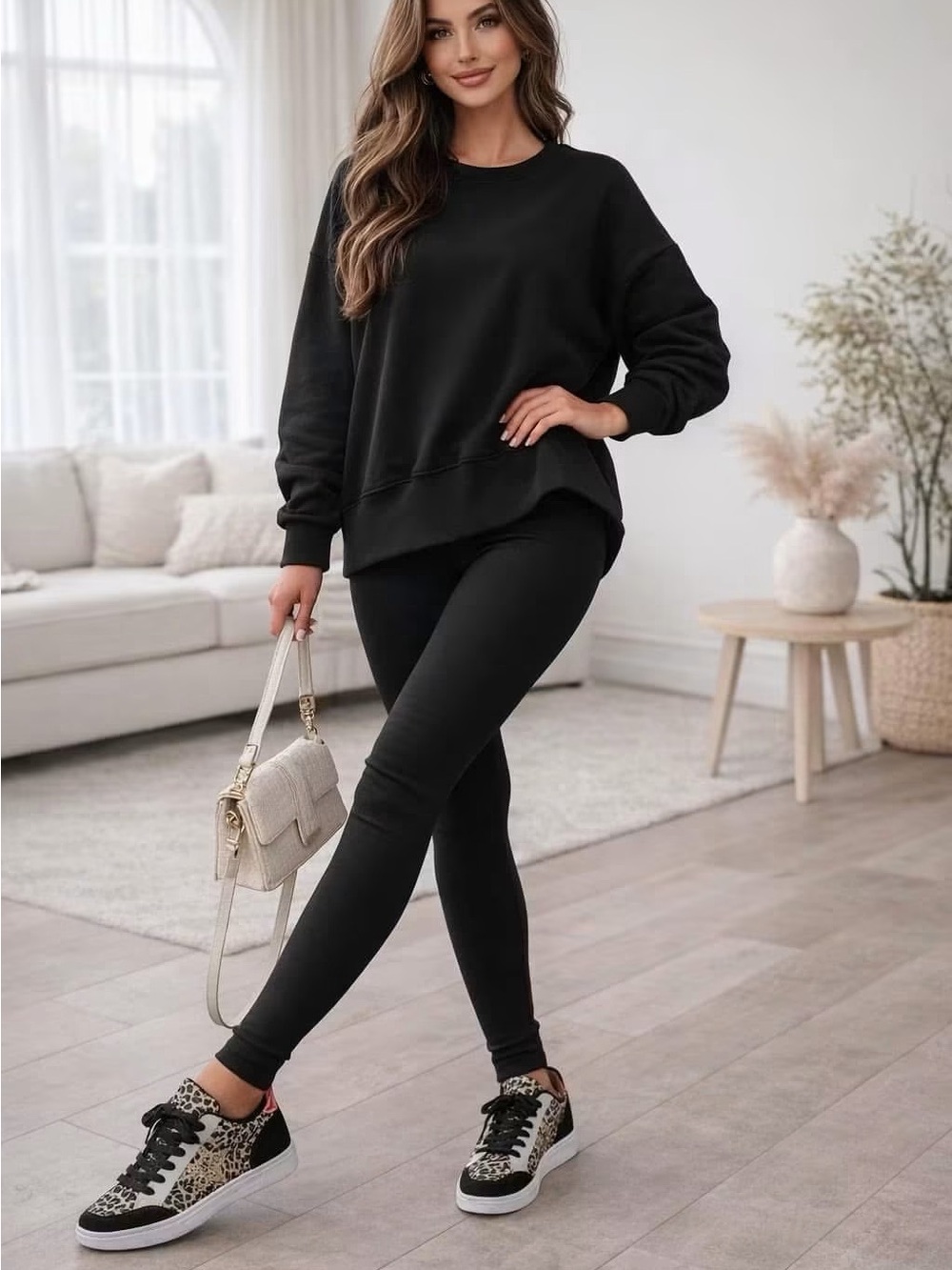 NWOT Everyday High-Rise Black Leggings set for Women